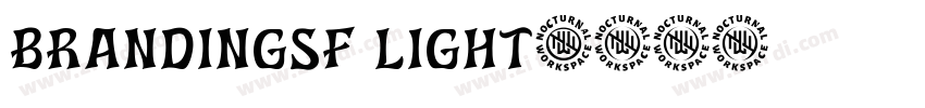 BrandingSF Light字体转换